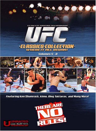 UFC classics collection volumes 5 - 8 DVD 4-disc set 2008 lions gate used near mint