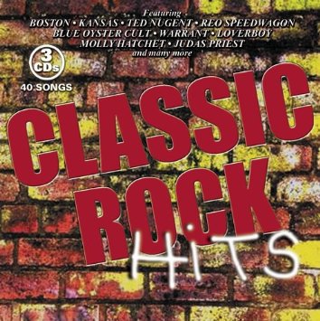 classic rock hits - various artists CD 3-discs 2001 sony 40 tracks used ...