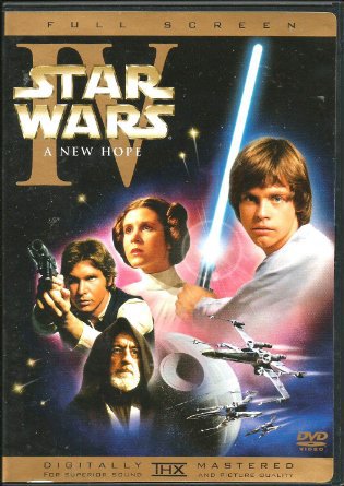 star wars IV - a new hope DVD full screen NTSC used near mint