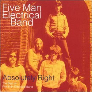 five men electrical band - absolutely right CD 1995 mercury polydor 15 tracks used mint
