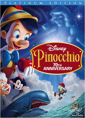 pinocchio - 70th anniversary platinum edition DVD 2-disc set 2009 disney used mint