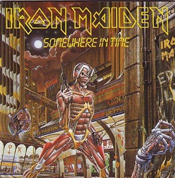 iron maiden - somewhere in time CD 1986 original sound EMI 8 tracks used mint