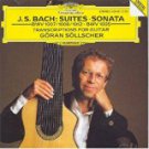 j.s. bach - suites sonata - goran sollscher CD 1992 Deutsche grammophon 18 tracks used mint