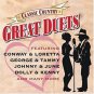 classic country great duets - various artists CD 2-discs 2004 sony time life 30 tracks used mint