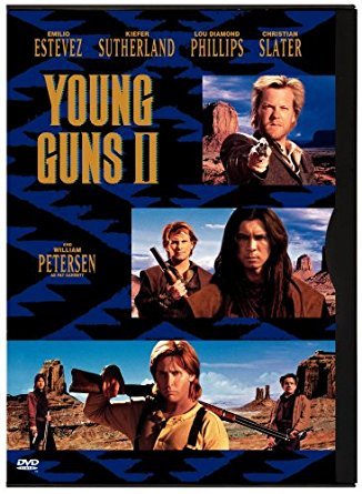 young guns II - emilio estevez + kiefer sutherland DVD 1999 warner snapcase used