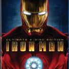 iron man - ultimate 2-disc edition bluray 2008 125 mins PG-13 used mint