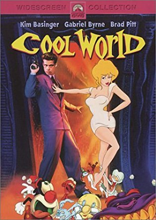 cool world - kim basinger + gabriel byrne + brad pitt DVD 2003 paramount 101 mins used mint