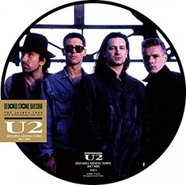 U2 - red hill mining town 2017 mix 12" picture disc RSD 2017 universal 45 RPM new sealed