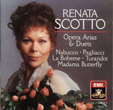 renata scotto - pera arias & duets CD 1986 emi angel 10 tracks used mint