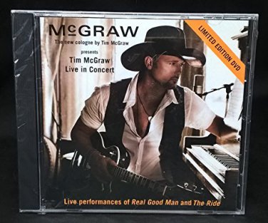 tim mcgraw - live in concert Limited Edition DVD curb 2 tracks used mint