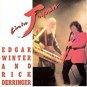 edgar winter and rick derringer - live in japan CD autographed 1990 cypress goldcastle 13 tracks