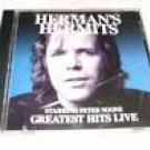 herman's hermits starring peter noone - greatest hits live CD autographed 2002 no one 24 tracks used