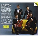 bartok - 6 string quartets - emerson string quartet CD 2-discs 1988 polydor DG used mint