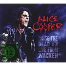 alice cooper - raise the dead live from wacken 2CDs + DVD 2014 UDR germany alive used mint