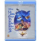 aladdin - diamond edition bluray + DVD digital HD 2015 disney G used mint