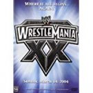 WWE wrestlemania XX sunday march 14, 2004 DVD 3-discs 2005 used like new TV-14