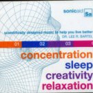 sonicaid - creativity relaxation concentration sleep CD 4-discs 2004 somerset used