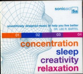 sonicaid - creativity relaxation concentration sleep CD 4-discs 2004 somerset used