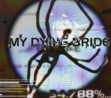 my dying bride - 34.788% complete CD 1998 mayhem 7 tracks used mint