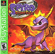 playstation - spyro (2) ripto's rage! SONY 1999 Everyone used like new