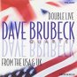 dave brubeck - double live from the USA & UK CD 2-discs 2001 telarc used mint