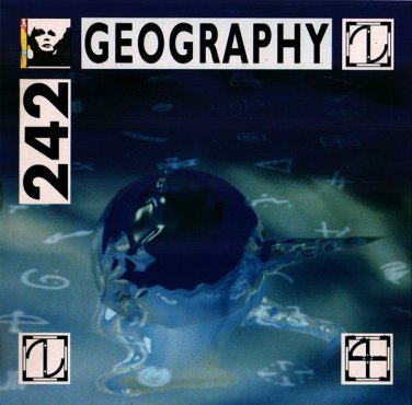 front 242 - geography CD 1992 sony epic 15 tracks used mint
