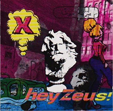 x - hey zeus! CD 1993 big life mercury 11 tracks used mint