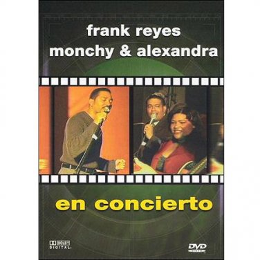 frank reyes and monchy & alexandra - en concierto DVD 2002 sony 9 tracks used like new,
