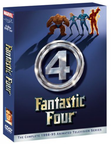 fantastic four - complete 1994 - 95 animated television series DVD 4-discs 2005 marvel used like new