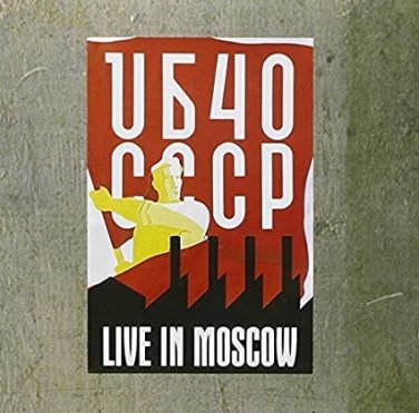 UB40 - live in moscow CD 1987 dep international holland virgin uk 13 tracks used like new
