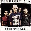 midnight oil - 20,000 watt R.S.L. CD 1997 sony 18 tracks used like new