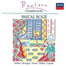 poulenc - chamber music: pascal roge CD 1989 decca bmg direct used like new
