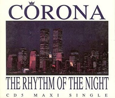 corona - rhythm of the night CD maxi single 5 tracks 1994 eastwest used like new