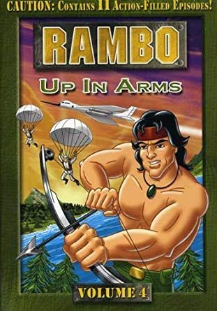rambo: up in arms volume 4 DVD 1986 ruby-spears 300 minutes new
