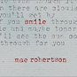 mae robertson - smile CD 2002 lyric partners 12 tracks used