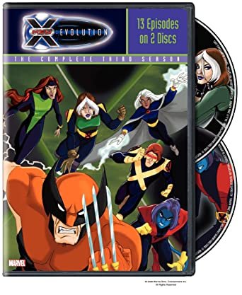 x-men: evolution - complete third season DVD 2-discs 2006 warner marvel used like new