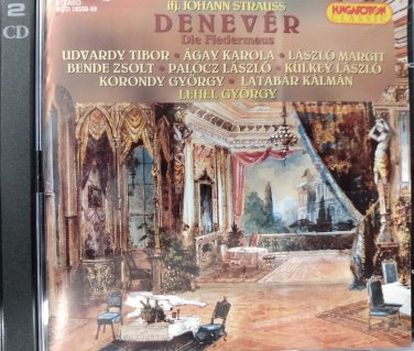 johann strauss - die fledermaus - budapest symphony orch + lehel gyorgy 2CDs 1996 hungaroton