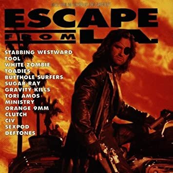music from and inspired by john carpenter's escape from L.A. CD 1996 atlantic BMG Direct like new
