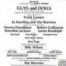 guys and dolls - original cast directed by billy wilson CD 1976 motown 19 tracks used like new