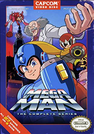 mega man the complete series DVD 4-discs 2014 capcom eastern star 590 mins used like new