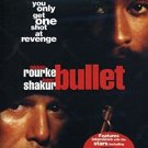 bullet - mickey rourke, tupac shakur DVD UR & R 1996 2003 new line widescreen fullscreen like new
