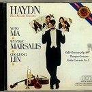 haydn: three favorite concertos - ma, lin, marsalis CD 1984 sony japan used like new
