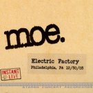 moe - electric factory philadelphia PA 12/30/03 CD 3-discs instant live used