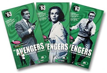 avengers '63 set 3 & 4 VHS 6-tapes 2001 A&E used like new
