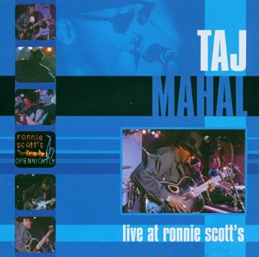 taj mahal - live at ronnie scott's - hybrid dual disc CD + DVD 2004 silverline used very good