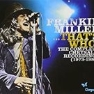 frankie miller - that's who! complete chrysalis recordings 1973 - 1980 CD 4-discs 2011 used like new