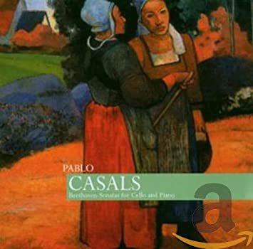 pablo casals - beethoven sonatas for cello and piano CD 2-discs 2001 allegro used like new