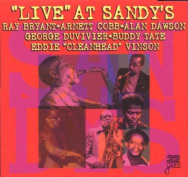 "live" at sandy's - various artists CD 1999 32 jazz 8 tracks used like new