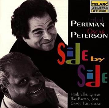 itzhak perlman + oscar peterson - side by side CD 1994 telarc BMG Direct 12 tracks used like new