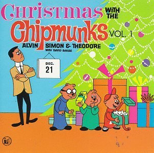 christmas with the chipmunks vol.1 - alvin simon & theodore CD 1980 EMI manhattan used like new